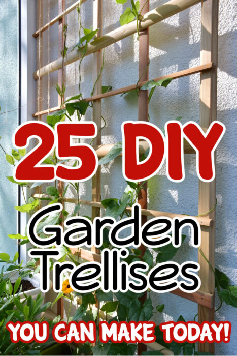 25 DIY Garden Trellises You Can Make TODAY!