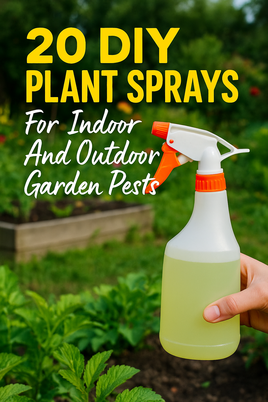 20 DIY Plant Sprays For Indoor And Outdoor Garden Pests